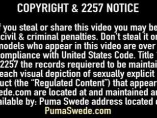 Dom Smoker Puma Swede Pussy Fucks desiring x rated video Slave Claudia Valentine&excl;