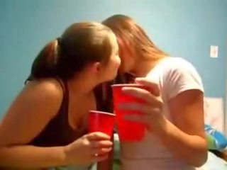 Virgin Teen Lesbian caresses 6982