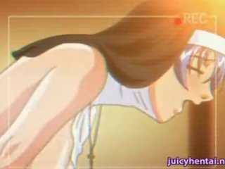 Hentai stunner gets penetrated and gets cumshot